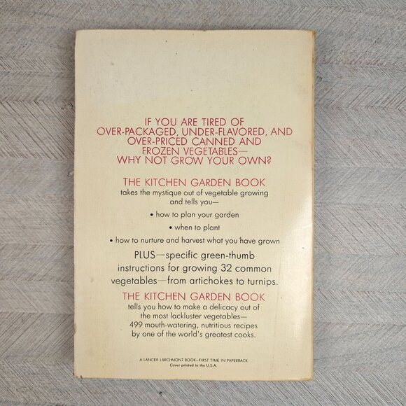 The Kitchen Garden Book By Stringfellow Barr Vintage Cookbook Local Ethnic - Picture 3 of 8